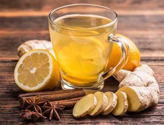 Tee mit Ingwer, Zitrone, Zimt und Nelken für eine lang anhaltende Erektion